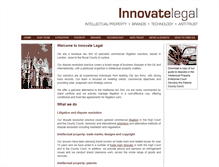 Tablet Screenshot of innovatelegal.co.uk